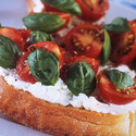 Tomato and Goat Cheese Bruschetta